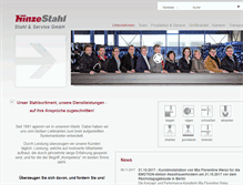 Tablet Screenshot of brennen-umformen.hinze-stahl.de