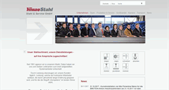 Desktop Screenshot of hinze-stahl.de